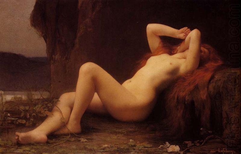 Jules Joseph Lefebvre Mary Magdalene In The Cave china oil painting image